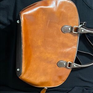 Brown Leather Men's Bag